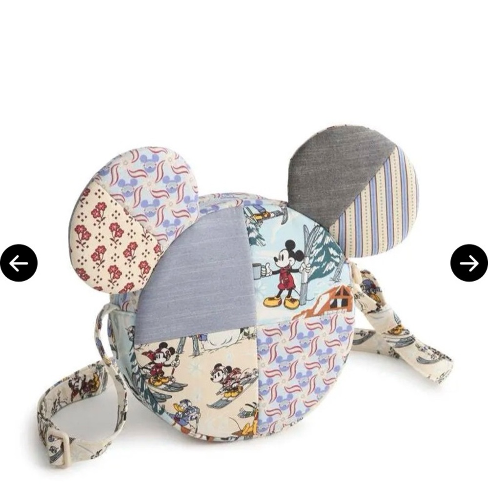 Vera Bradley Patchwork Mickey Mouse Ear Crossbody… - image 5